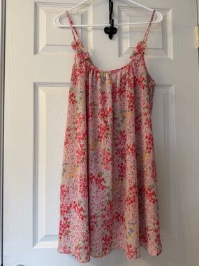 Vintage (90’s) Oscar de la Renta Babydoll Pink Label Floral Size Large Top